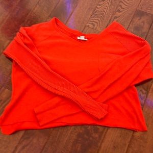 Cropped Red Sweater